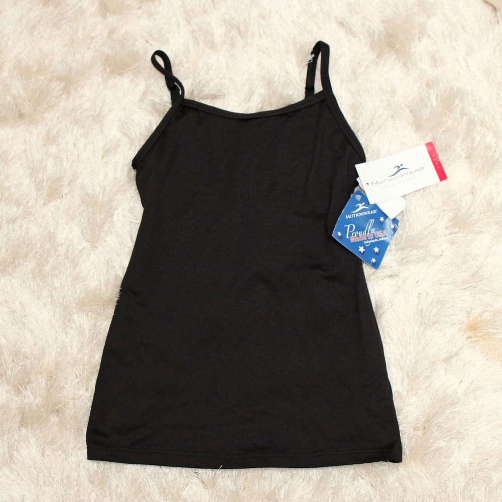 Motionwear Black Tank Small Dance Sport‎ Top Gym